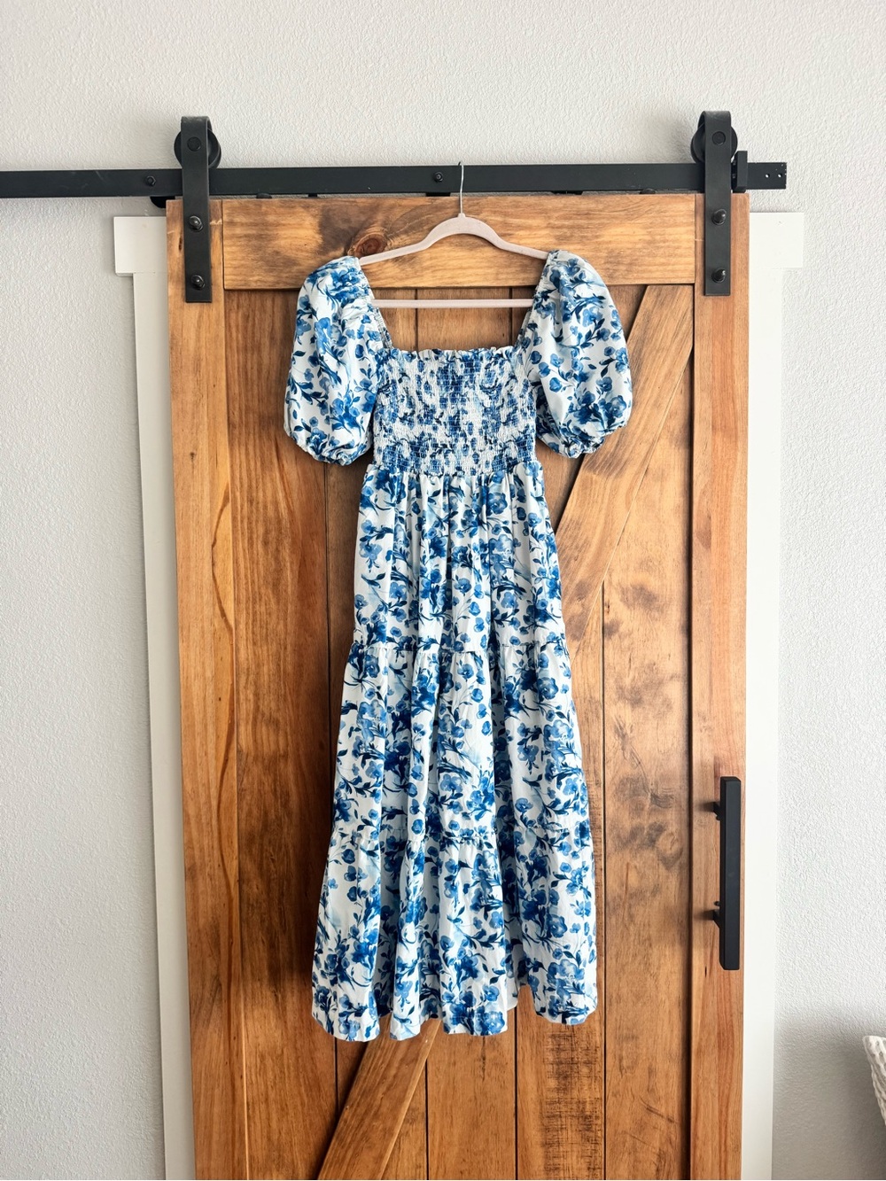 Abercrombie Smocked Long Dress Sz S